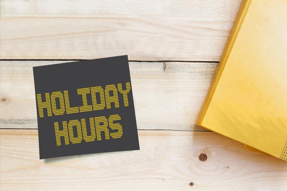 Holiday Hours 