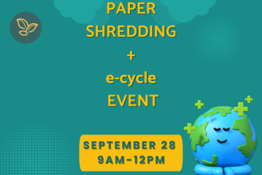 Paper shredding event