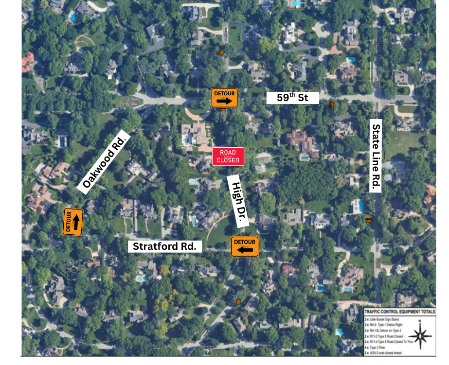 High Drive Road Closure